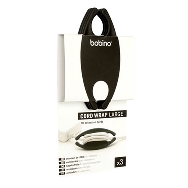 Kit Organizador de Cabo Grande Bobino - Cord Wrap Large - 3 Unidades