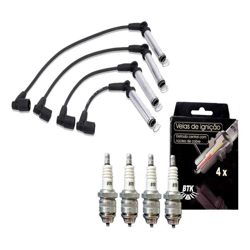 Kit Velas E Cabos De Vela Vectra 2.0 8v 97 a 05 Gasolina
