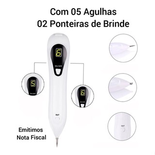 Caneta Despigmentador Jato De Plasma Tira Verruga Manchas