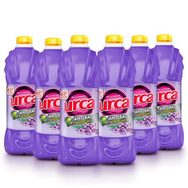 Kit 6 Desinfetante Urca Flor De Lavanda 2L em Oferta na Shopee