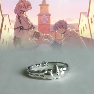 Anime Frieren Beyond Journey's End Ring At The Funeral Metal Anéis De Flores De Lótus Ajustáveis Moda Cosplay Acessórios De Jóias Presentes em Oferta na Shopee