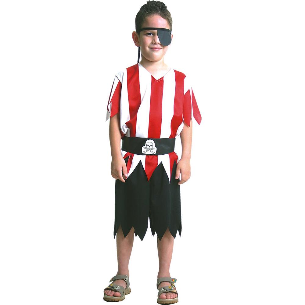 Fantasia Infantil Pirata Com Tapa Olho Carnaval Abrakadabra
 - Baby & Kids Fashion