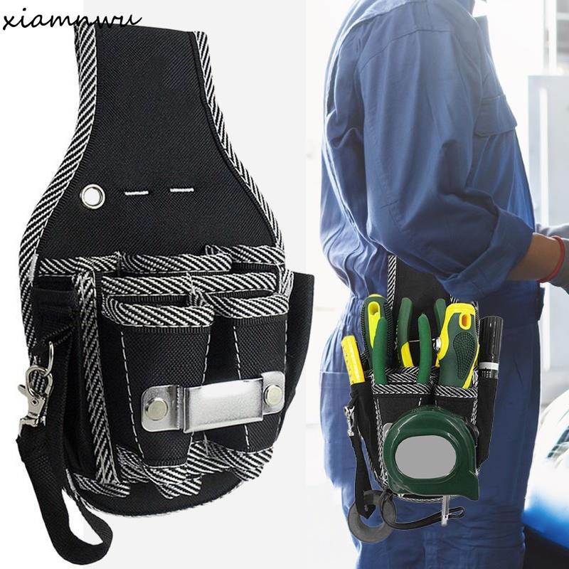 Kit de saco de ferramentas de nylon multifuncional para a cintura do eletricista