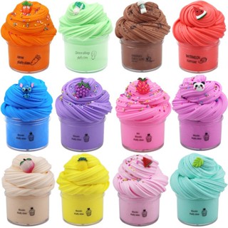 Bolo De Frutas 60 ml Florm Fofo Para Crianças Brinquedos De Argila Polimérica Modelagem Segura Biscoito Algodão Slime Girls/Boys