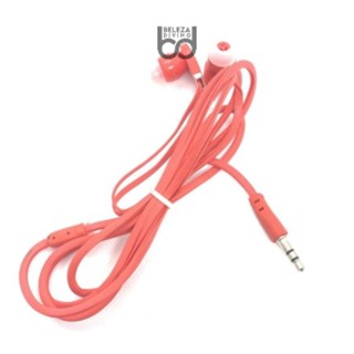 KIT Fone de Ouvido Colorido com Fio Entrada P2 de 3.5mm - DIVINO