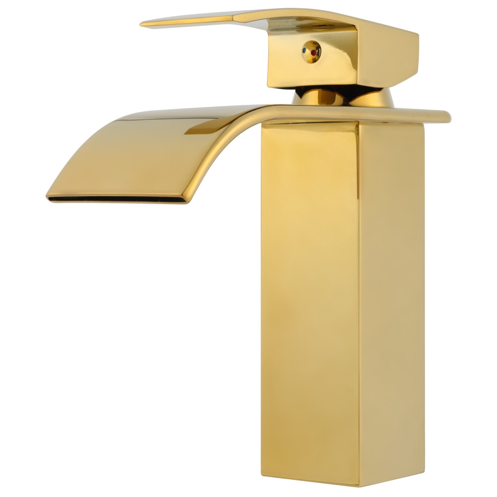 Torneira Banheiro Lavatório Pia Cuba Monocomando Dourada em Oferta na Shopee