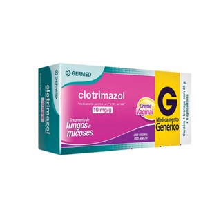 Clotrimazol 10mg/g Creme Vaginal 6 aplicadores 35g Medley para candidiase, fungos e micoses