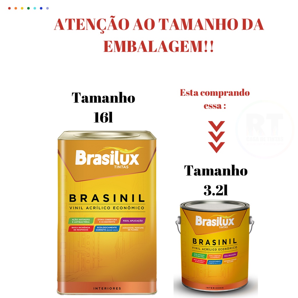 Tinta De Parede Verde Brasinil Acrílica Anti Mofo 3,2L — imagem 2 de 2