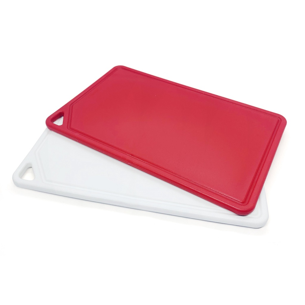 Tábua de corte gourmet grande 40x30 cm em polipropileno cortar carnes legumes profissional