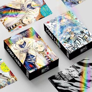 30Pcs/Set Japan Anime Sousou no Frieren Beyond Journey's End Double Sided Printing Card Himmel Stark Heiter Cartões Laser De Samambaias Para Presentes E Coleta em Oferta na Shopee