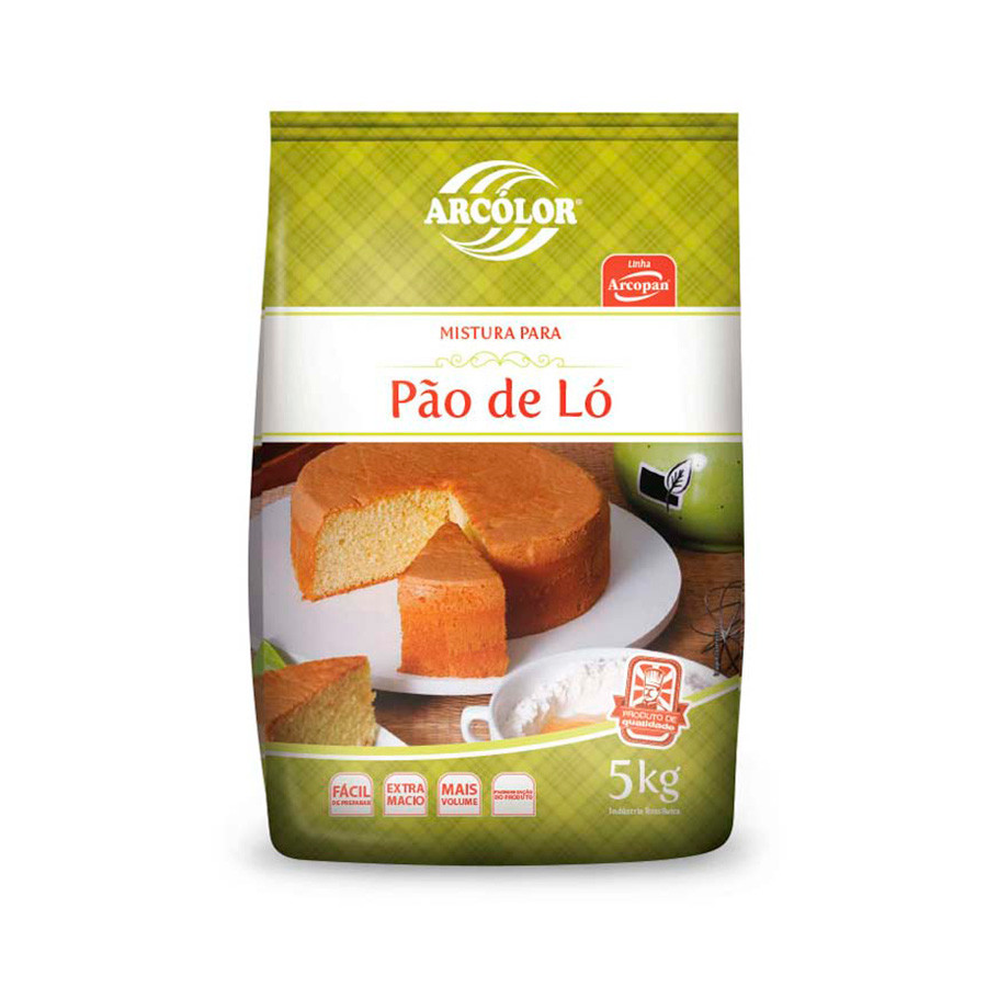 Mistura para Pão-de-Ló - 1kg - 1 unidade - Arcolor - Rizzo