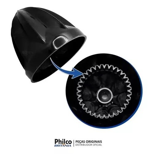 Cone Espremedor Multiprocessador Philco  ALL IN ONE CITRUS Preto