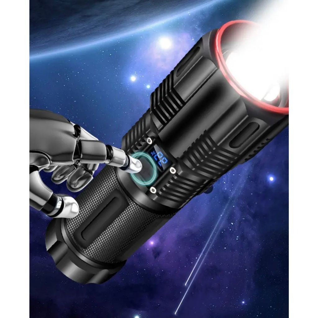High Power LED Laser Lanterna indicador recarregável luz de alta potência com laser Lanterna Super Potente 5km mt16 — imagem 2 de 2