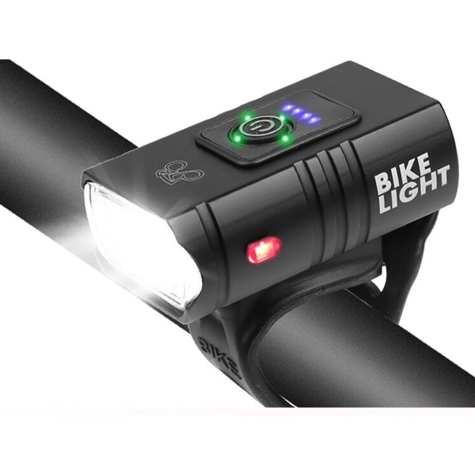 Lanterna Bicicleta Luz Forte Farol T6 Duplo 2*600 luens Led Com Zoom 3 Focos 5 Modos Recarregável MTBK02 - 16