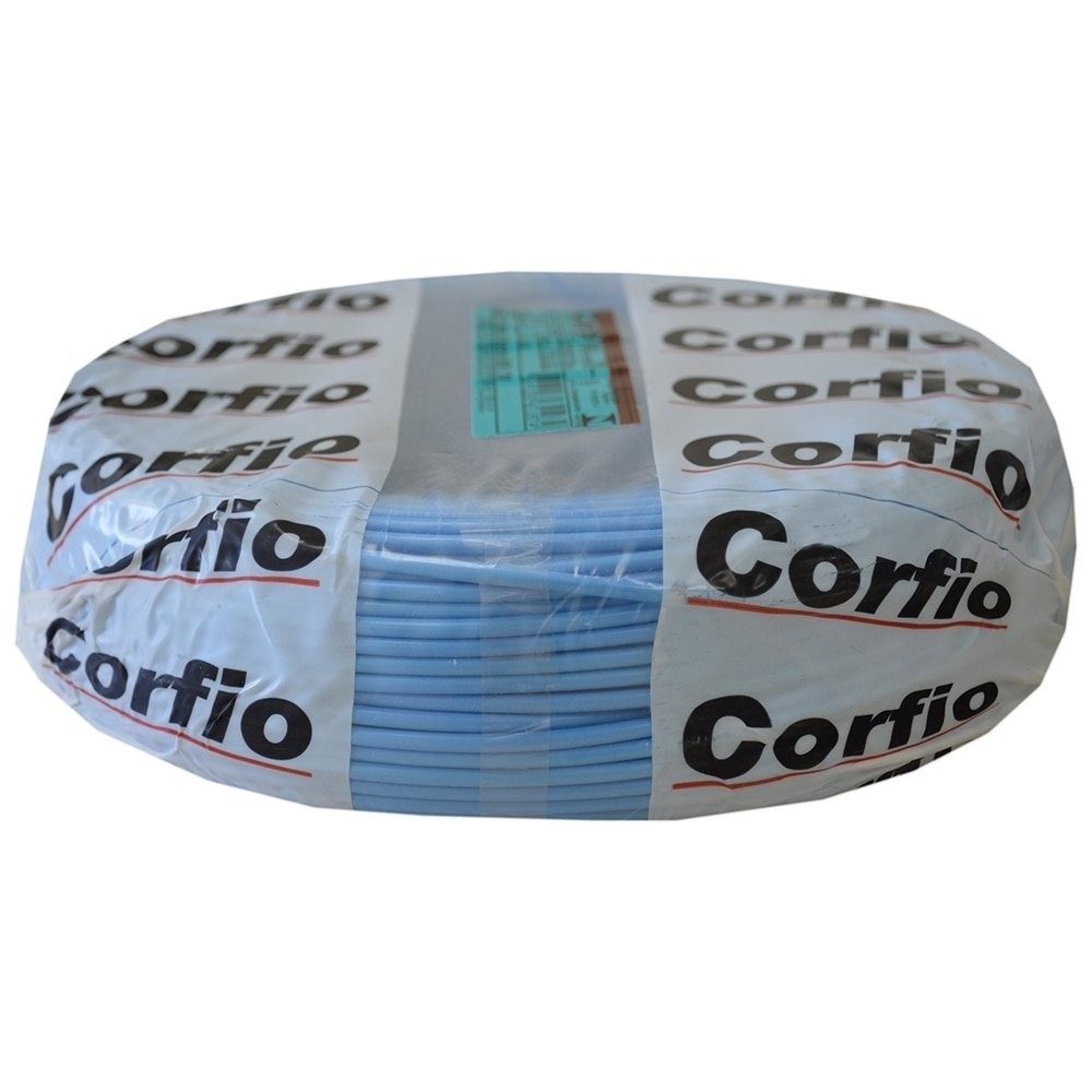 Cabo Flexível Corfio 2,5mmx100m Rolo 750V Azul - Home & Living