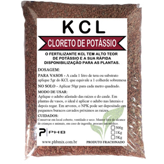 1Kg de Adubo Fertilizante KCL Granulado Potássio em Oferta na Shopee