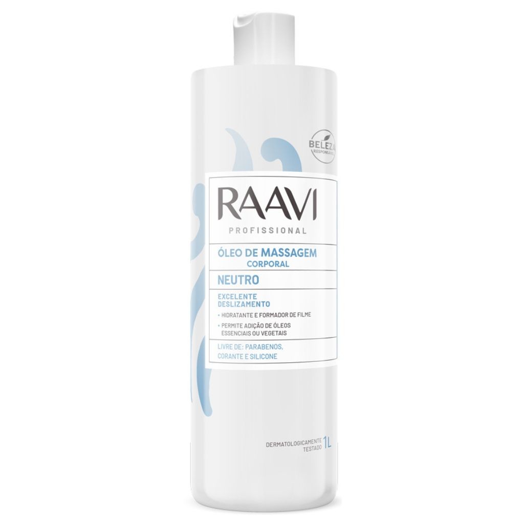Óleo de Massagem Corporal Neutro 1kg Raavi Hipoalergênico - Para Estética e Pele Sensível em Oferta na Shopee