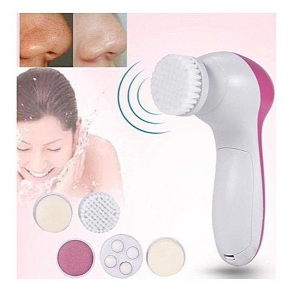 ANA1108 Escova Facial Elétrica Esfoliante Massageadora 5/1 Portátil PRONTA ENTREGA