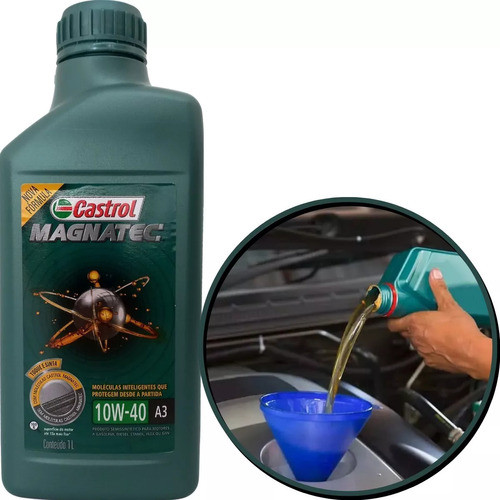 1 Litro Óleo De Motor Semi-sintético 10w40 Magnatec A3 B3
