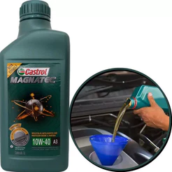 1 Litro Óleo De Motor Semi-sintético 10w40 Magnatec A3 B3