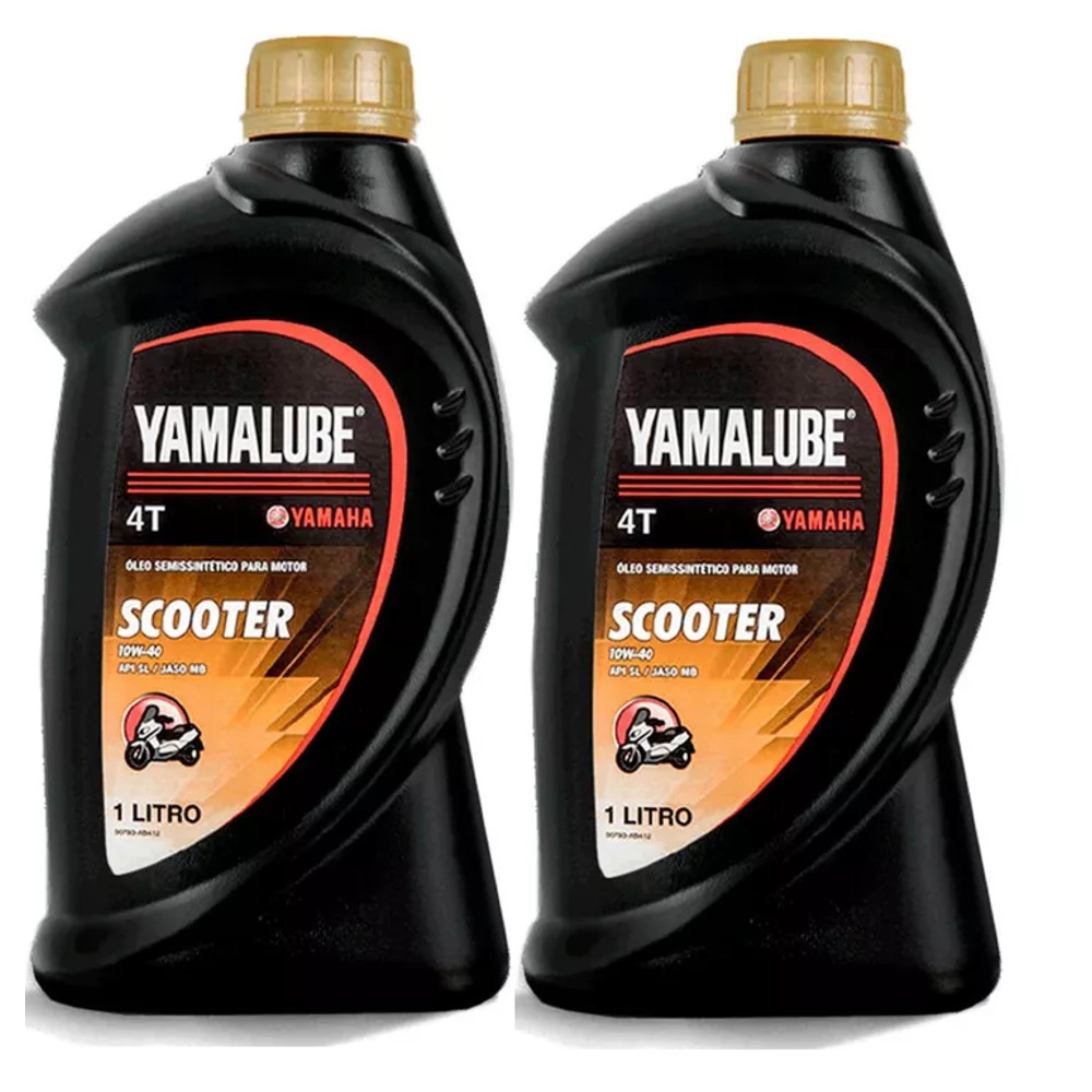 KIT 2 OLEO YAMALUBE SCOOTER 4T 10W40 SEMI SINTÉTICO API SL em Oferta na Shopee