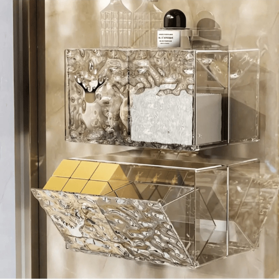 Organizador De Maquiagem Porta Algodão Cotonete Acrílico Organizador Cosmético Acrílico em Oferta na Shopee