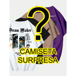 Kit 2 Camisetas Super Queima de Estoque! Super Saldão Camiseta Surpresa 100% Algodão Unissex - Envio Rápido em Oferta na Shopee