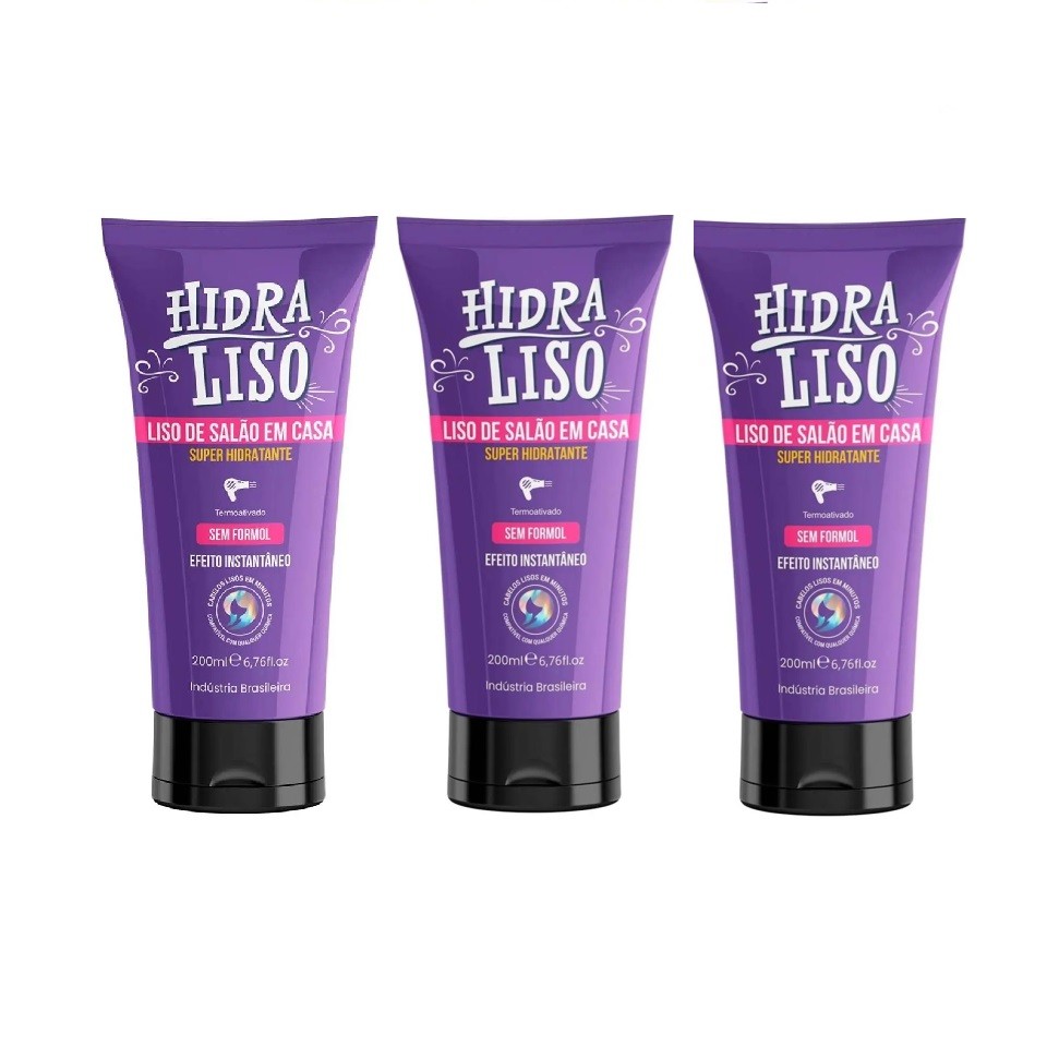 Combo 3x Progressiva de Chuveiro Organica 200 ml - Hidraliso