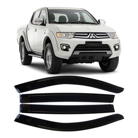 CALHA DE CHUVA DEFLETOR MITSUBISHI L200 TRITON 4P 2016 a 2021