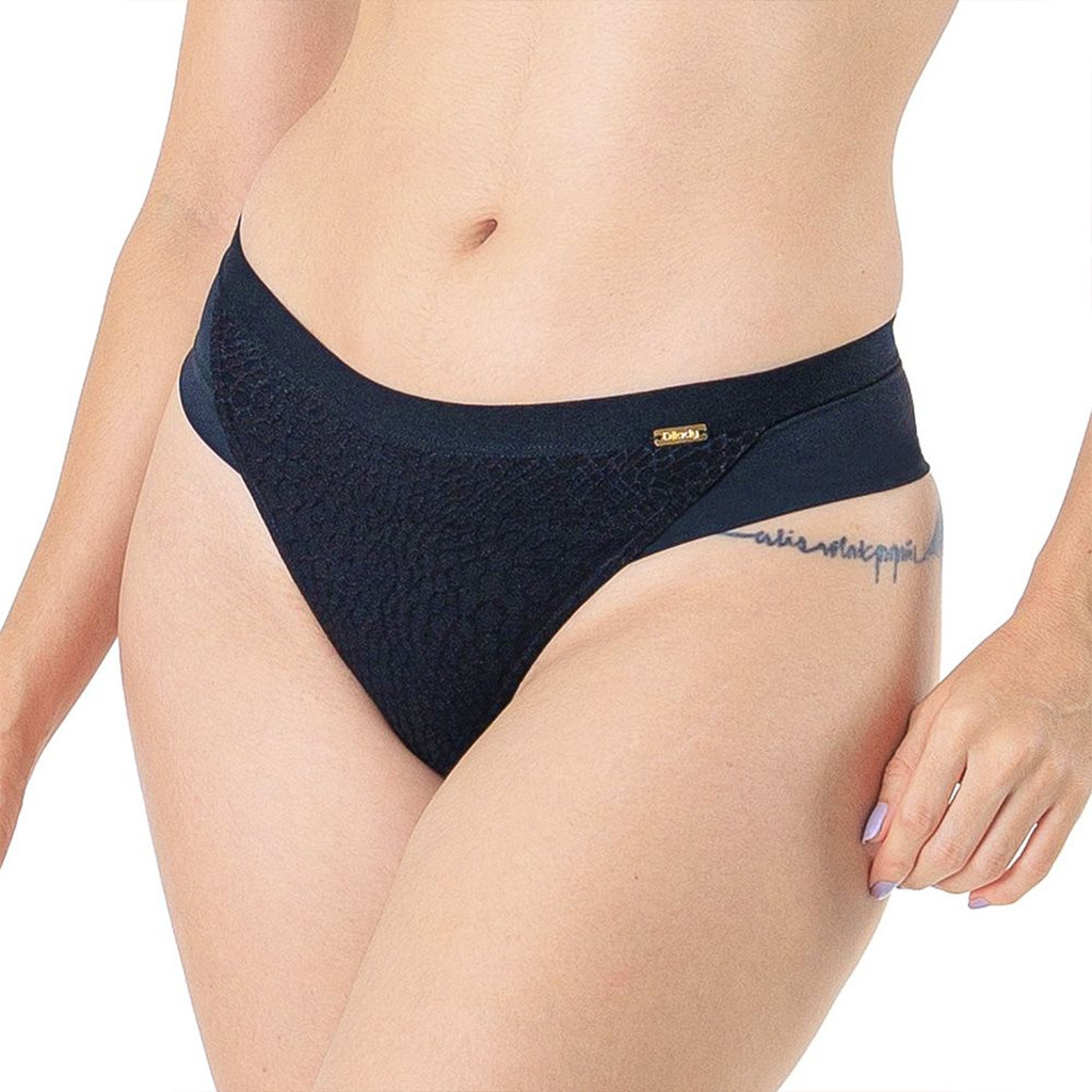 Calcinha Fio Duplo Dental Adulto Poliamida Visual Moderno Leve Dilady em Oferta na Shopee