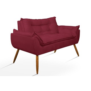 Poltrona Luxo Namoradeira Sala Quarto - Balaqui Decor em Oferta na Shopee