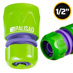 Adaptador Engate Rápido 1/2Pol. Com Bloqueador Água Prático