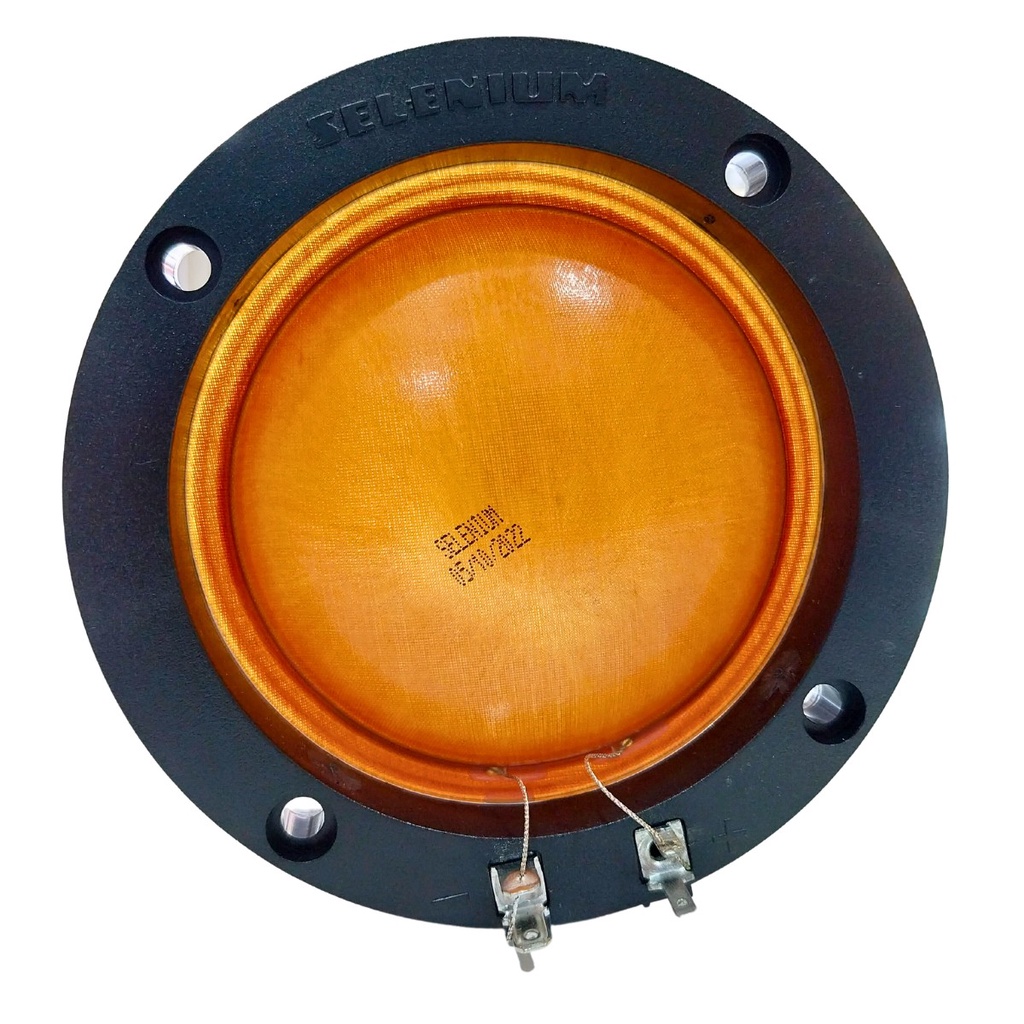 REPARO DRIVER D300 D305 DIAFRAGMA FENÓLICO ORIGINAL SELENIUM JBL 8 OHMS RPD300 75W RMS CARCAÇA EM ABS