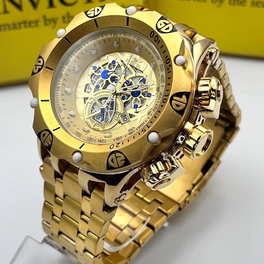 Relógio Invicta 16805 Hybrid Masculino + CAIXA Dourado