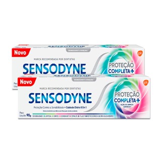 Kit 2 Creme Dental Sensodyne Proteção Completa+ 90g