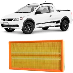 Filtro Ar Volkswagen Saveiro 1.6 2008 A 2014 Wega