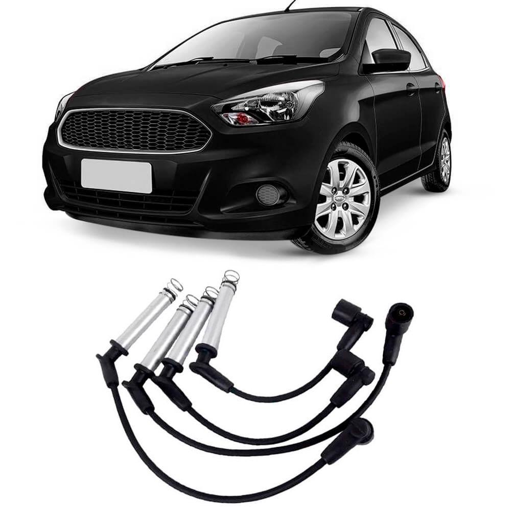 Detalhes do Jogo Cabo Vela Ignição Ford Ka 1.5 2015 A 2018 Ngk