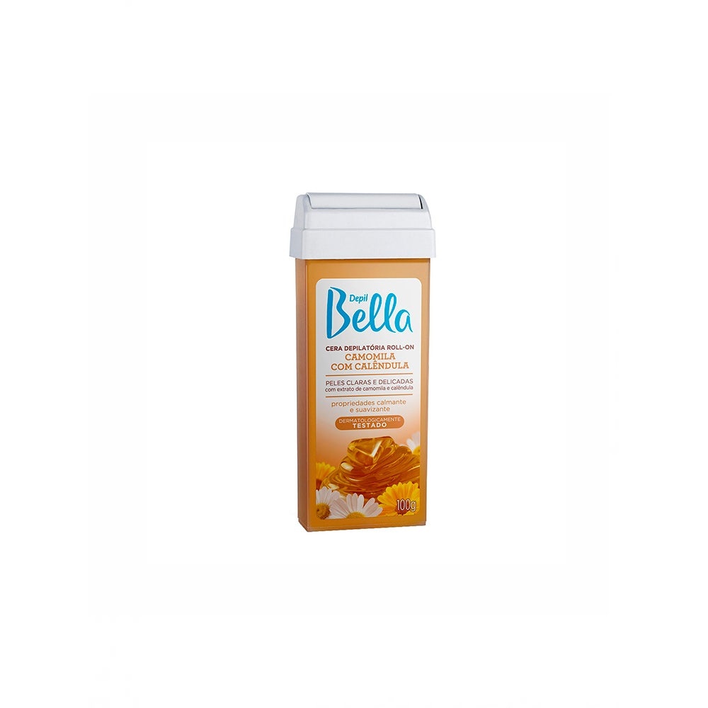 Cera Depilatória Roll On Depil Bella Camomila Refil 100g - Beauty