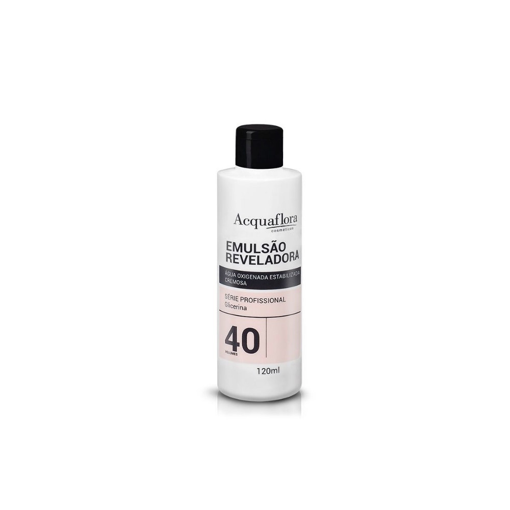 Emulsão Reveladora Acquaflora 40 Vol 120 Ml - Beauty
