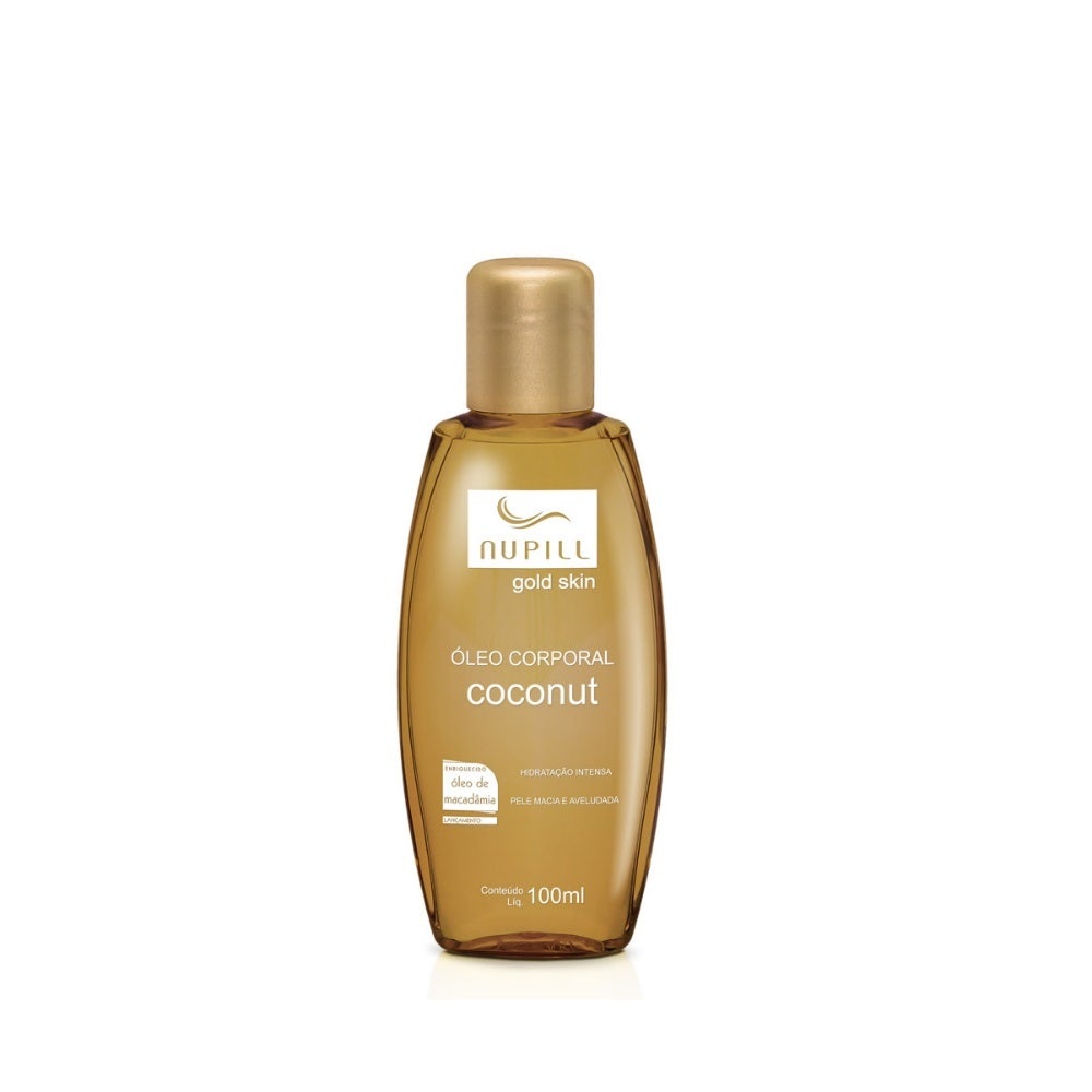 Óleo Corporal Nupill Amêndoa e Coconut 100ml em Oferta na Shopee