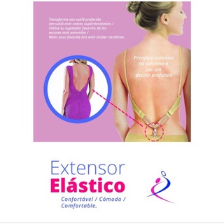 Kit 2 Extensor Feminino Decote Profundo FitLinAcessório De Sutiã Para Decote Nas Costas Adulto em Oferta na Shopee