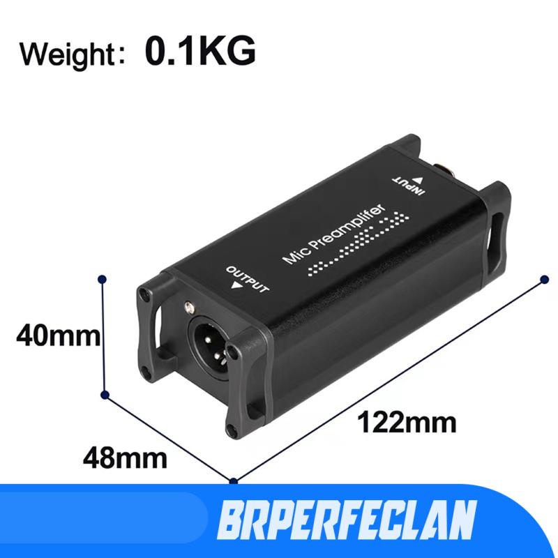 [Pré-Amplificador De Microfone Para Microfones Dinâmicos E Fitas Canto De Podcasts