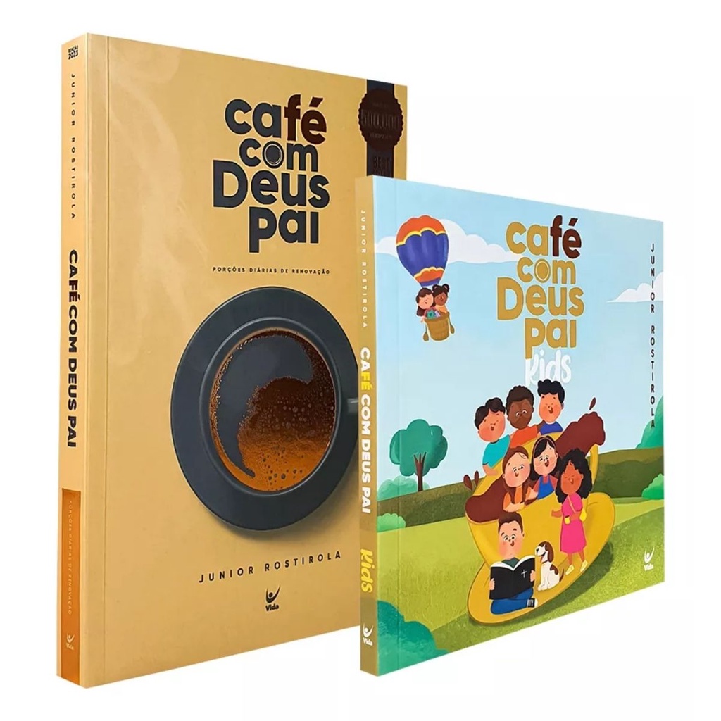 Livro Devocional Café com Deus Pai 2023 + Café com Deus Pai Kids | Junior Rostirola - Books & Magazines