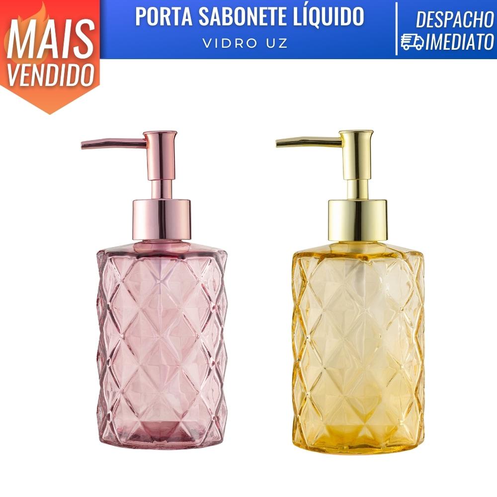 Porta Sabonete Liquido Dispenser 330ml Saboneteira Banheiro UZ