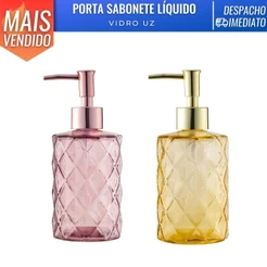 Porta Sabonete Liquido Dispenser 330ml Saboneteira Banheiro UZ