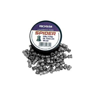 Chumbinho Rossi Spider 5,5mm carabinas e pistolas (100un)