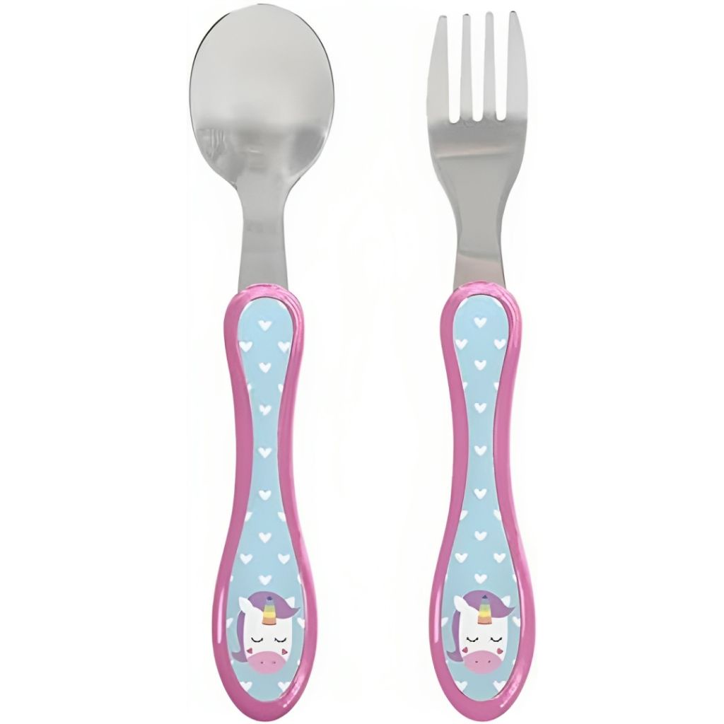 Kit Talheres Para Bebês Unicórnio 13778 - Buba - Mom & Baby