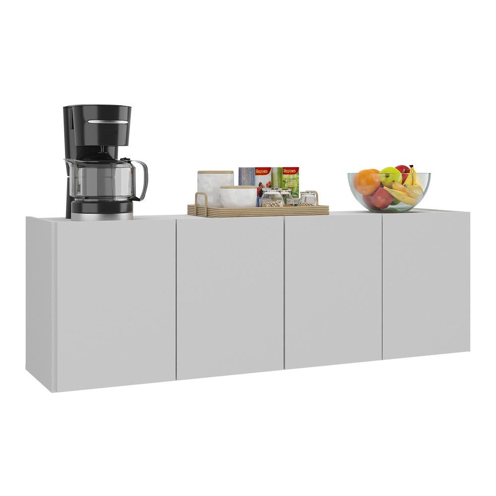 Balcão de Cozinha Suspenso 4 Portas Multimóveis MP2167 em Oferta na Shopee