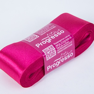 Fita De Cetim Progresso Pink CF009, 38mm - Peça 10mt em Oferta na Shopee