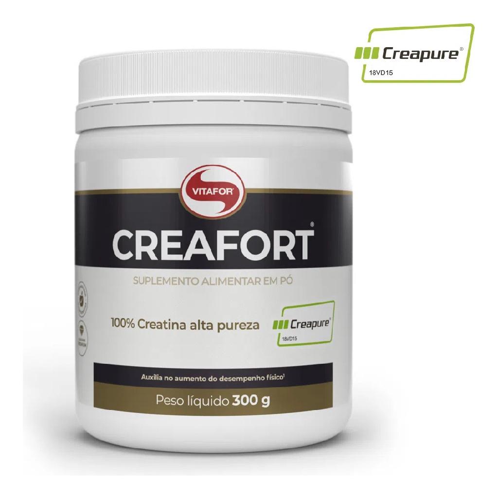 Creatina Monohidratada 300g Creafort 100% Creapure Vitafor